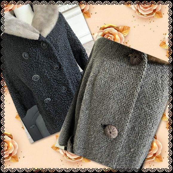 Vintage 1950’s winter coat - Picture 4 of 5